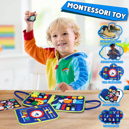 BUBBLO™ Montessori Busy Board